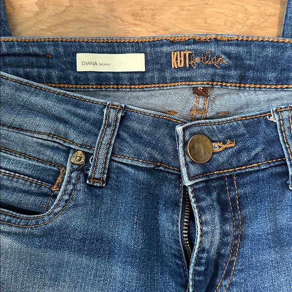 Kut from the Kloth Diana Skinny Jeans in Blue - Picture 2 of 5